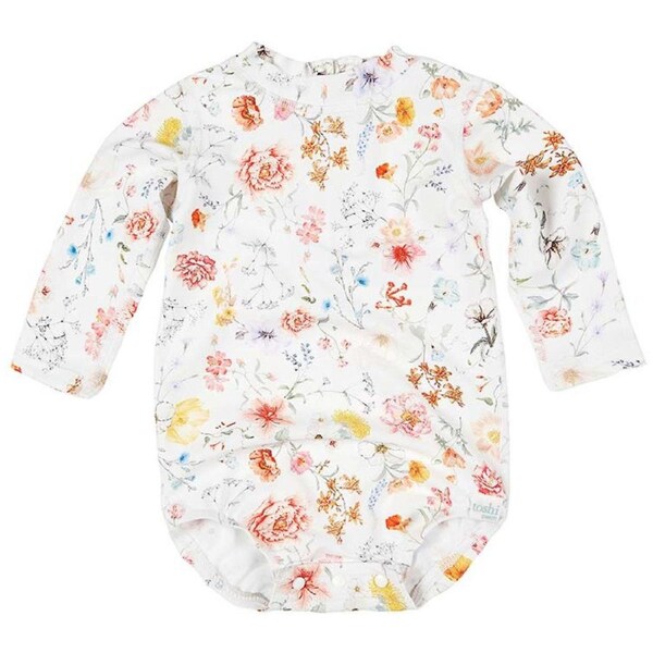 Toshi Onesie Long Sleeve Secret Garden Lilly - Size 00