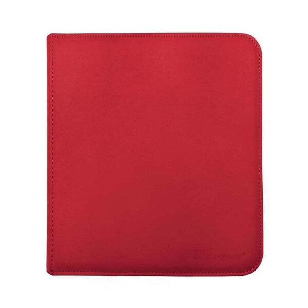 ULTRA PRO Binder - 12 pocket Zippered PRO Binder- Red
