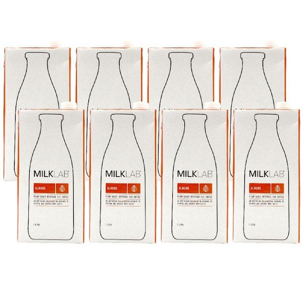 Milk Lab 1L Almond Milk 8 Pack