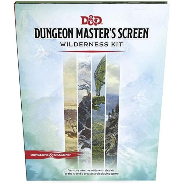 D&D Dungeon Masters Screen Wilderness Kit Board Game