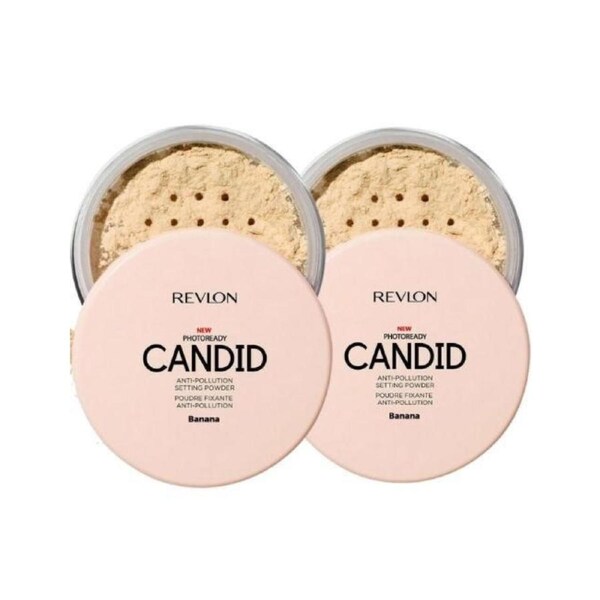 2 x Revlon PhotoReady Candid Setting Powder 15g - Banana
