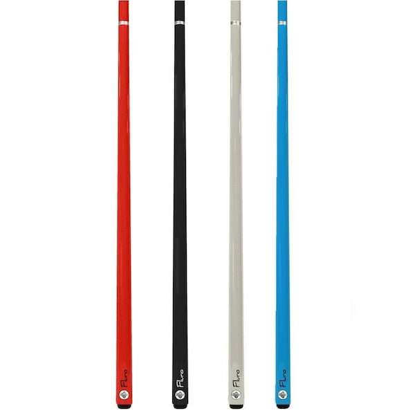Fluro Pool Snooker Billiard Cue Set 4 cues