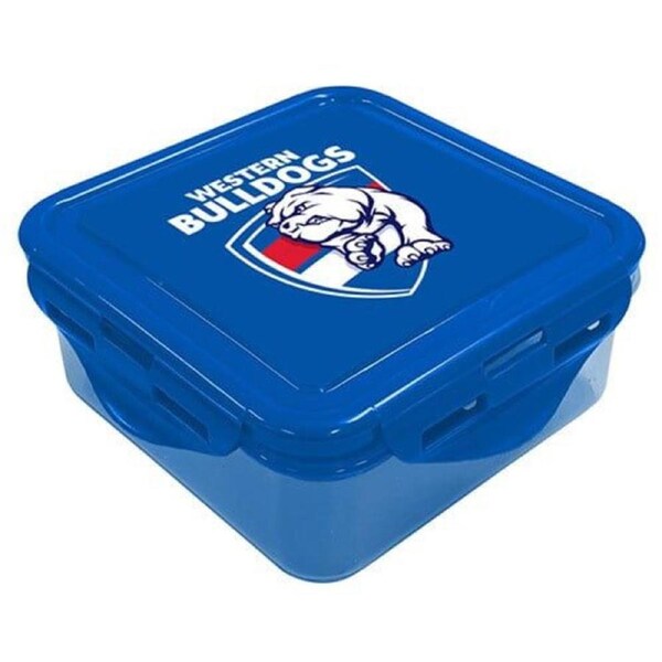 Western Bulldogs AFL Sandwich Snack Container Lunch Box