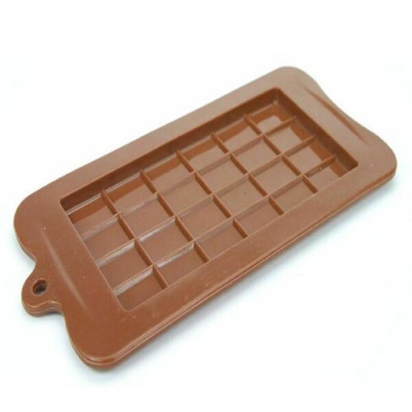 Chocolate Mould Bar Break Apart Choc Block Ice Tray Silicone Cake Bake Cook Mold