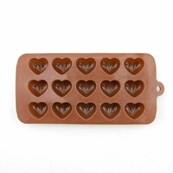 3D Love Heart Silicone Mold Cake Chocolate Ice Cube Soap Tray Baking Mould
