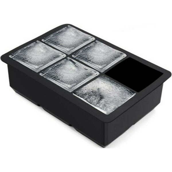 Ozoffer Ice Cube Tray Ball Maker Large Big Silicone Mold Whiskey Mould DIY