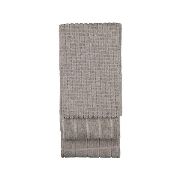 Microfibre 3pc Kitchen Towel Set Grey