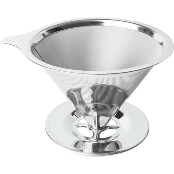 Stainless Steel Pour Over Reusable Mesh Coffee Tea Dripper Filter