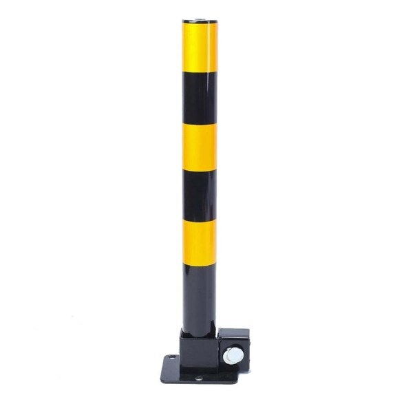 Parking Barrier Fold Down Vehicle Car Safety Lock Post Security Bollard