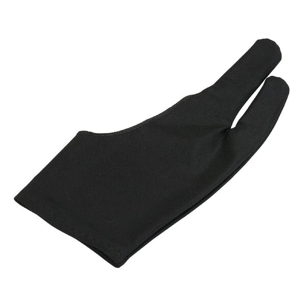 Artists Anti Fouling Light Box Two Finger Free Size Drawing Gloves 2pcs
