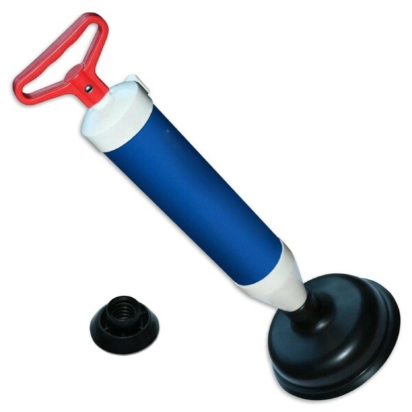Pump Action Toilet Shower Drain Unblocker Hand Plunger