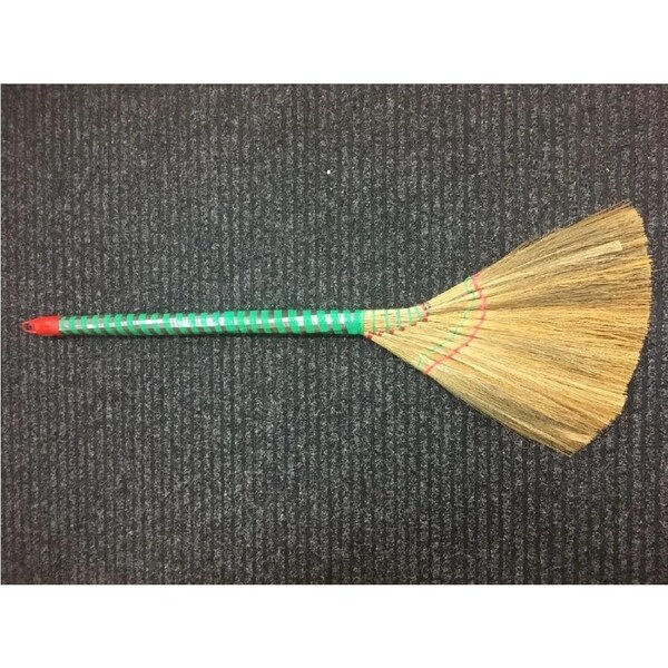 2 x Natural Straw Grass Handmade Brooms Original Easy Clean Convenient
