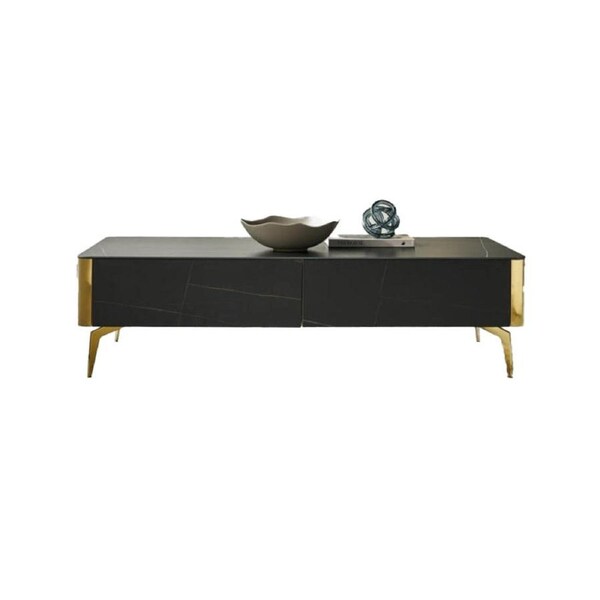 Earl Modern Cultured Marble Top Minimalistic/Coffee Table/Tea Table