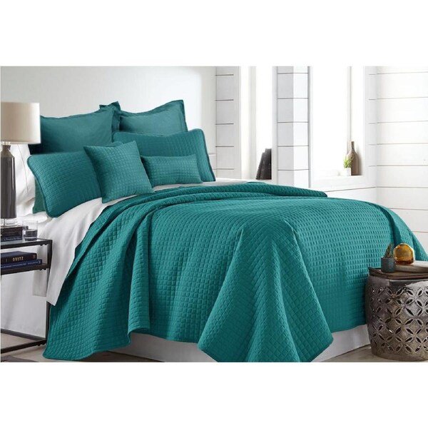 Ramesses All Season 7 Piece Premium Hotel Collection Comforter Sets King / Aqua