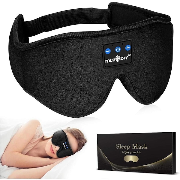 MUSICOZY Sleep Headphones Bluetooth Wireless Sleeping Eye Mask