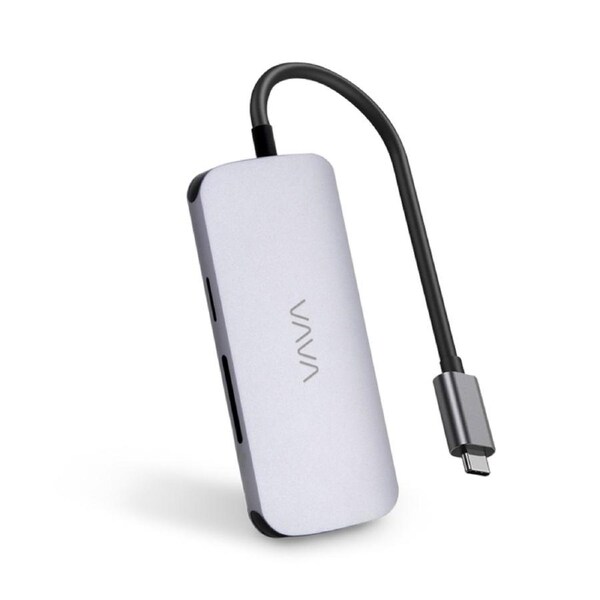 VAVA 9 in 1 USB-C Hub, RJ45 Ethernet 1000Mbps, with 4K HDMI Adapter PD Charging USB 3.0 SD 3.0 / TF Card Reader 3.0 Ports