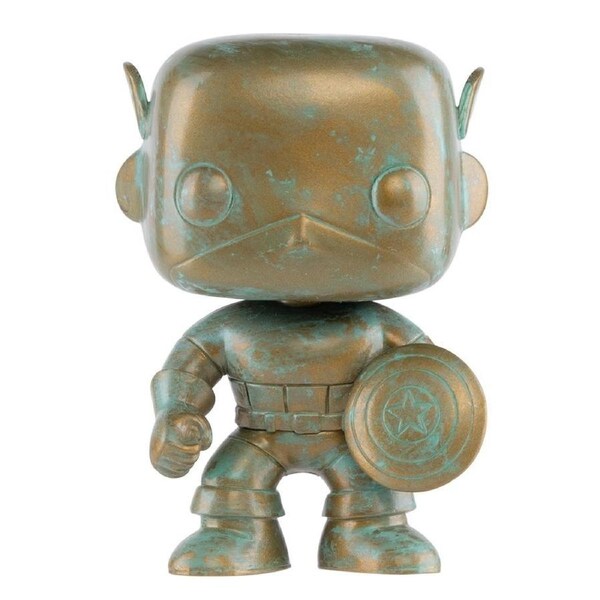 Pop! Funko 10cm Captain America Marvel 80th Anniversary Patina Collectable 3y+