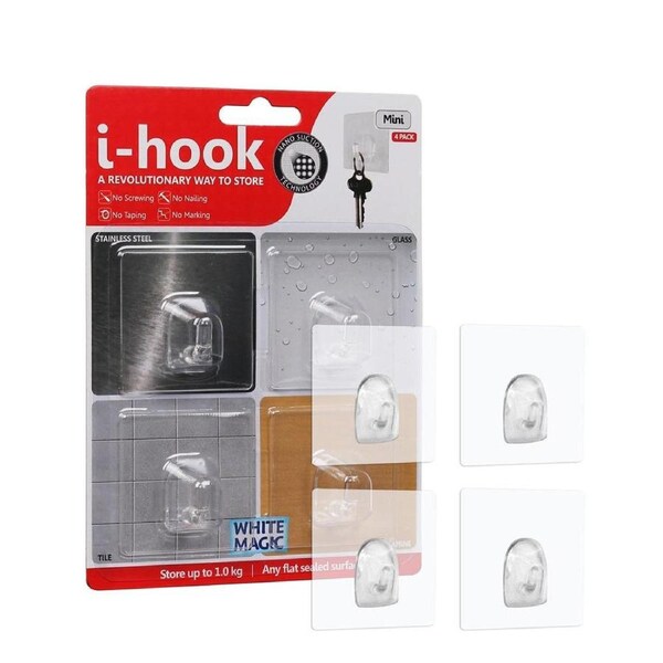 i-Hook Mini Storage Hooks Set 4