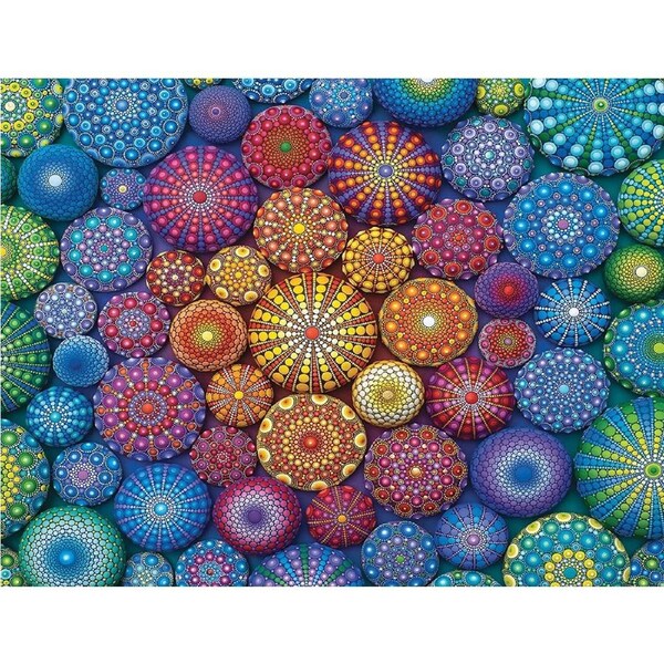 Ravensburger - Radiating Rainbow Mandalas Puzzle 2000pc