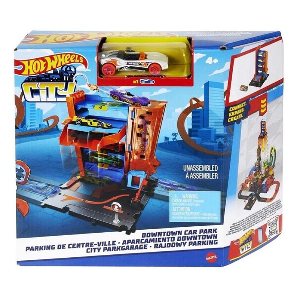Hot Wheels City Downtown Car Park