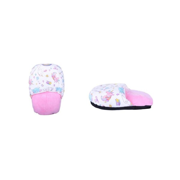 Jumbo Foot Warmer Shoes Feet Pink Unicorn Soft Winter Heating Cozy Soft Slipper Comfy Relief