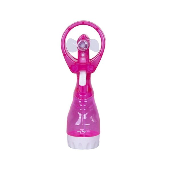 Portable Hand Held Cooling Stay Cool Water Spray Misting Fan Mist Travel Mini Summer Outdoor Moisturizing Office/Home/Travel (PINK )