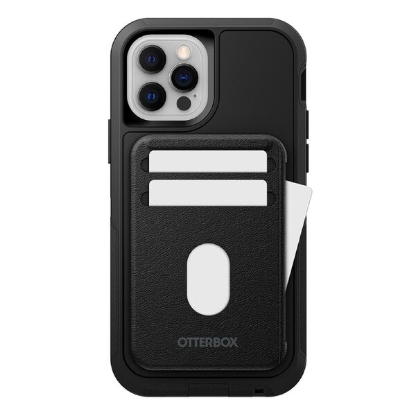 Otterbox Magnetic MagSafe Wallet/Credit Card Holder Leather For iPhone 13 Black
