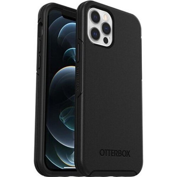 OtterBox Apple iPhone 12/12 Pro Symmetry Series Case - Black Raised Edges [77-65414]