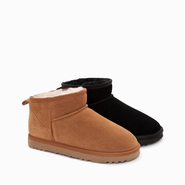 Ugg Boots Genuine Australian Sheepskin Unisex Ankle Classic Suede Ozwear Ugg EU36 / AU3M/5L / 231mm / BLACK