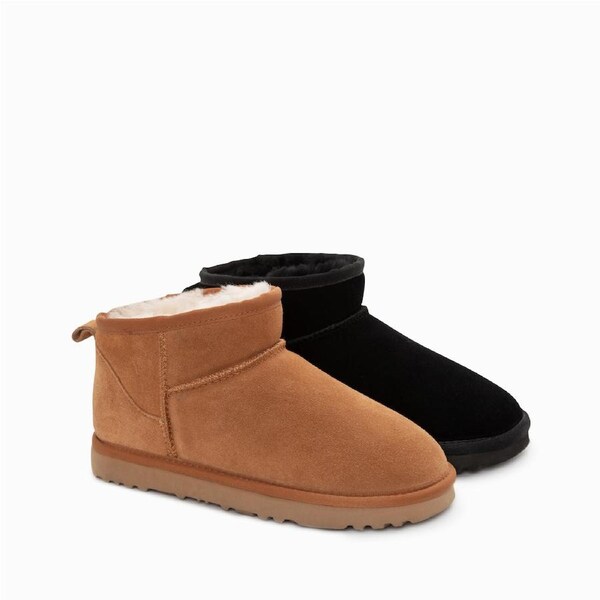 Ugg Boots Genuine Australian Sheepskin Unisex Ankle Classic Suede Ozwear Ugg EU44 / AU11M/13L / 295mm / BLACK