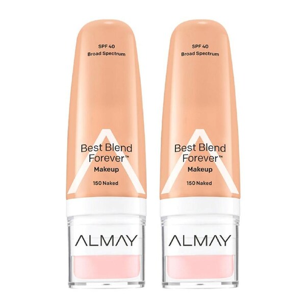 Almay Best Blend Forever Makeup 30ml 150 NAKED - 2 pack