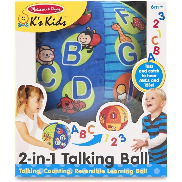 Melissa & Doug K's Kids 2 in 1 Talking Ball