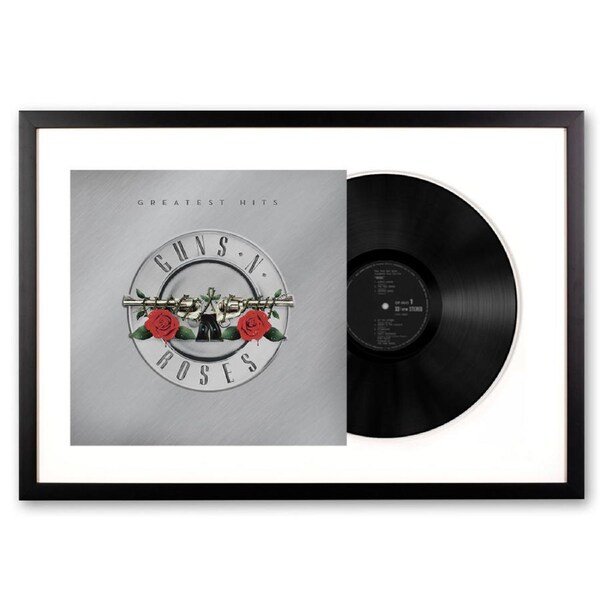 Framed Guns N Roses Greatest Hits - Double Vinyl Album Art