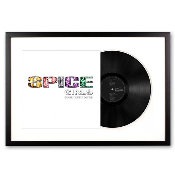 Framed Spice Girls - Greatest Hits - Vinyl Album Art