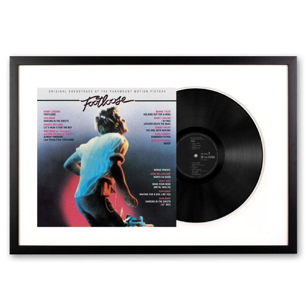 Framed Footloose Vinyl Album Art