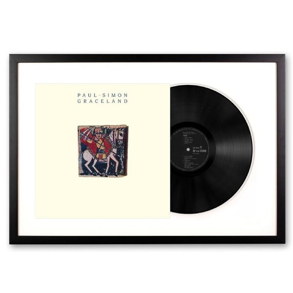 Framed Paul Simon Graceland Vinyl Album Art
