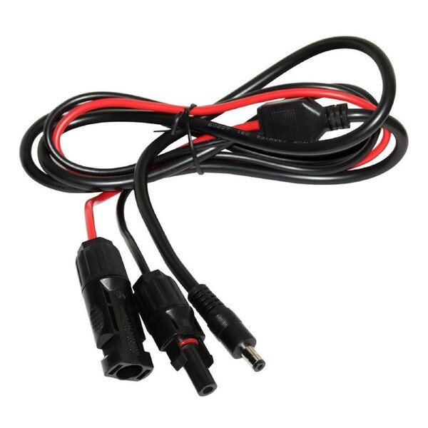 MC4 Connector Plug DC5521 Adapter Copper Core Wire Cable 1.5m