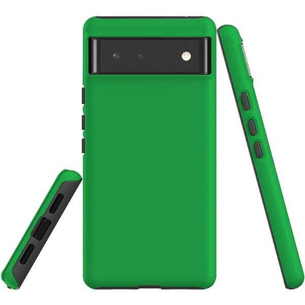 For Google Pixel 6 Case, Shielding Back Cover,Green