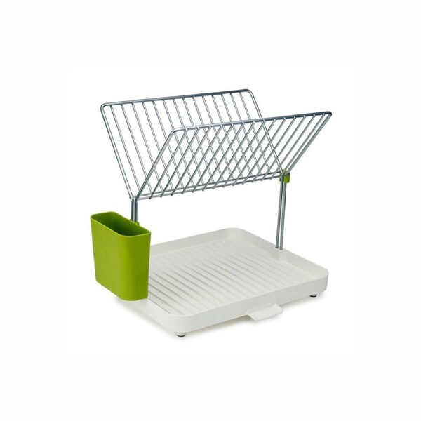 Y-Rack Draining Dish Drying Rack Kitchen Storage Organiser Green