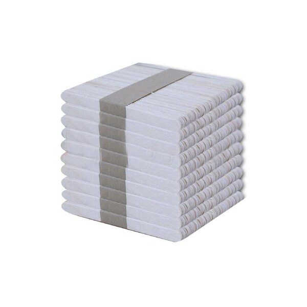 1000 pc Natural Wooden Craft Sticks Paddle Pop Sticks Ice Cream coffee stir