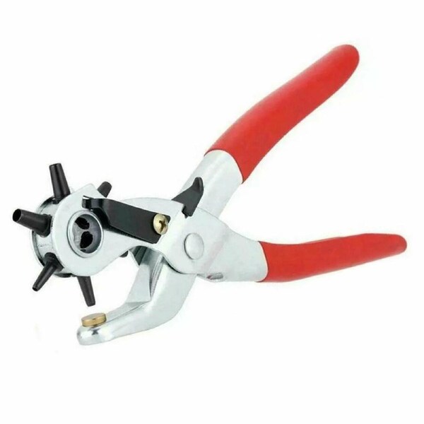 2- 4.5mm Revolving Leather Belt Eyelet Hole Punch Puncher Plier Craft Tool