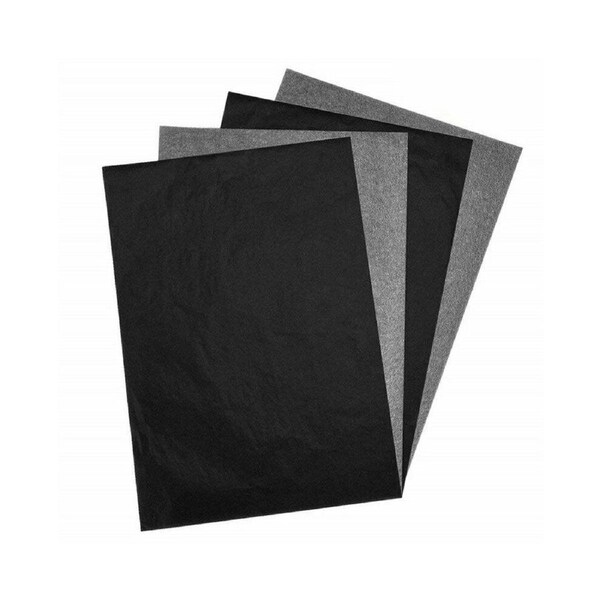100 Sheets Carbon Paper Transfer Copy Graphite Tracing A4 Wood Canvas Art Black