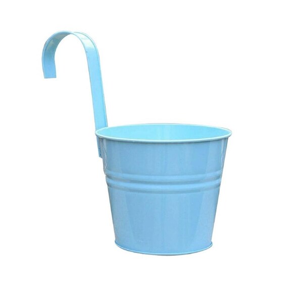 10PCS Hanging Flower Pots Iron Garden Plant Pot Colourful