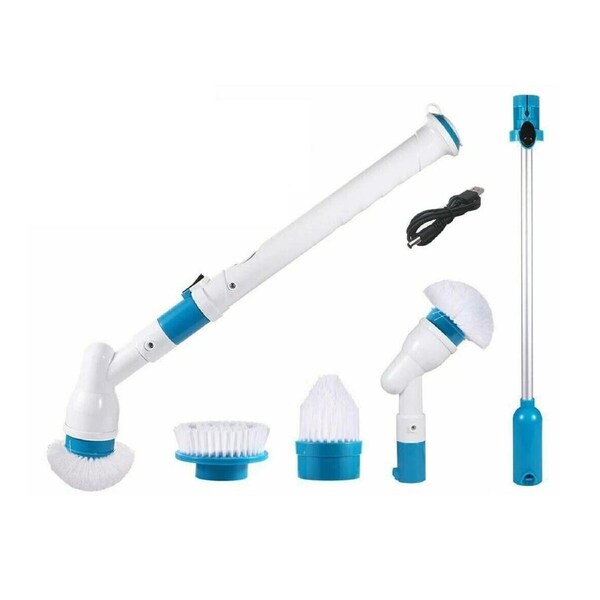 Turbo Spin Scrub Mop Bath Cleaning Brush High Floor Scrubber Hurricane Home