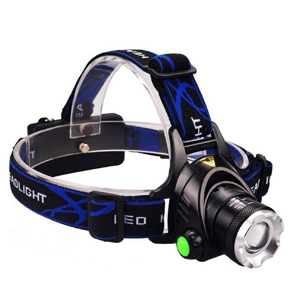 90000LM Zoomable LED Headlamp Rechargeable Headlight XML T6 Head Torch