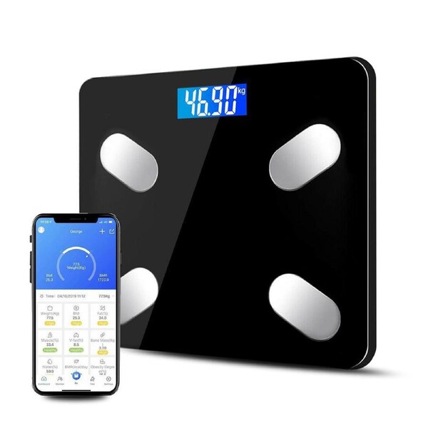 Body Fat Scale Digital Bluetooth Scales Weight BMI Bath Monitor Tracker 180KG