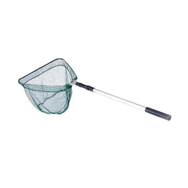 Portable Lightweight Fishing Landing Net Mesh Foldable Handle Telescopic Pole