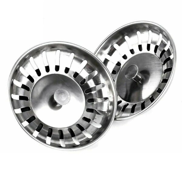 Stainless Steel Kitchen Waste Sink Drain Strainer Plug Stopper