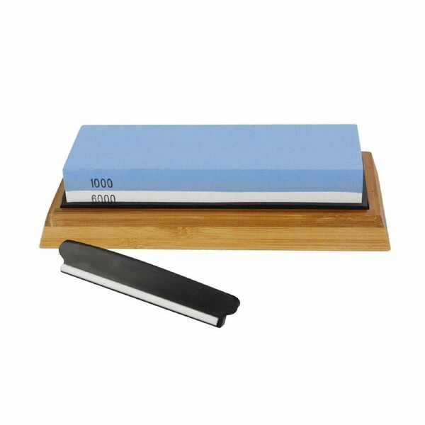 6000/1000 Dual Whetstone Waterstone Knife Sharpening Water Wet Stone Sharpener