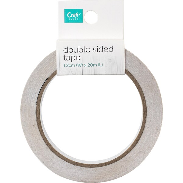 Craftsmart Double Sided Tape 12cm x 20m each